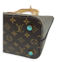 Lockit Top Handle Bag Monogram in Monogram Coated Canvas, Gold hardware