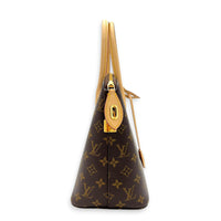 Lockit Top Handle Bag Monogram in Monogram Coated Canvas, Gold hardware