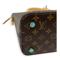 Lockit Top Handle Bag Monogram in Monogram Coated Canvas, Gold hardware