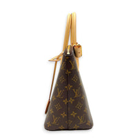 Lockit Top Handle Bag Monogram in Monogram Coated Canvas, Gold hardware