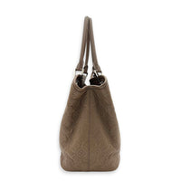 Mahina Shoulder Bag Grey in Mahina Leather, Silver hardware