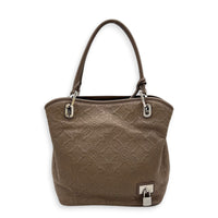 Mahina Shoulder Bag Grey in Mahina Leather, Silver hardware