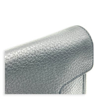 Bow Shoulder Bag Black in Calfskin, Silver hardware