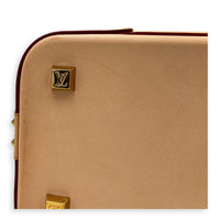 Steamer Tote Bag Noir in Coated Canvas, Gold hardware