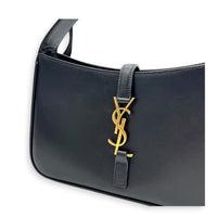 Le 5 A 7 Shoulder Bag Black in Calfskin, Gold hardware