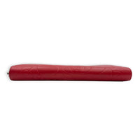 Camelia Wallet Long Red in Lambskin, Silver hardware