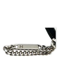Cambon Wallet Long Black in Lambskin, Silver hardware