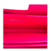Zippy Wallet Noir Multicolore in Coated Canvas, Gold hardware