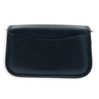 Buci Black Shoulder Bag in Epi Leather, Silver hardware
