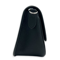 Buci Black Shoulder Bag in Epi Leather, Silver hardware