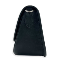 Buci Black Shoulder Bag in Epi Leather, Silver hardware