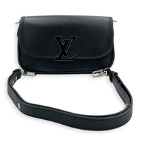 Buci Black Shoulder Bag in Epi Leather, Silver hardware