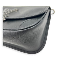 Buci Black Shoulder Bag in Epi Leather, Silver hardware