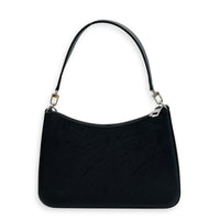 Marelle Black Shoulder Bag in Epi Leather, Silver hardware