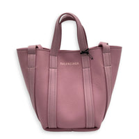 Everyday Pink Tote Bag in Calfskin, Silver hardware