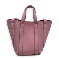 Everyday Pink Tote Bag in Calfskin, Silver hardware