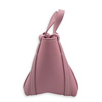 Everyday Pink Tote Bag in Calfskin, Silver hardware