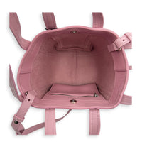 Everyday Pink Tote Bag in Calfskin, Silver hardware