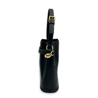 C'est Bucket Bag Medium Black in Calfskin, Gold hardware