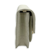 Miss Dior Wallet On Chain White, Gold hardware