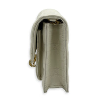 Miss Dior Wallet On Chain White, Gold hardware