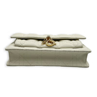 Miss Dior Wallet On Chain White, Gold hardware