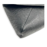 Cassandra Envelope Crossbody Bag Black in Lambskin, Silver hardware