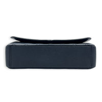 CC Filigree Shoulder Bag Medium Navy in Caviar Leather, Gold hardware