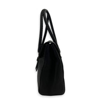 Selleria Linda Brown Top Handle Bag in Calfskin, Gunmetal hardware