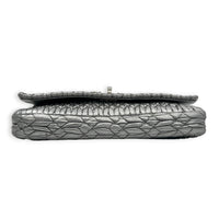 Crystal Shoulder Bag Silver in Calfskin, Silver hardware