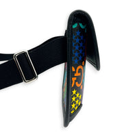 GG Psychedelic Multi-colour Belt Bag in Coated Canvas, Silver hardware