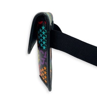 GG Psychedelic Multi-colour Belt Bag in Coated Canvas, Silver hardware