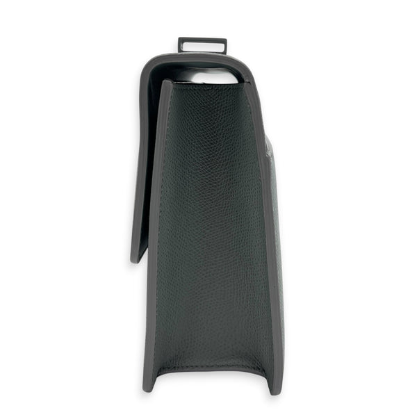 30 Montaigne Shoulder Bag 30 Grey in Calfskin, Monochrome hardware