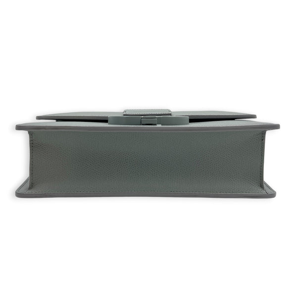 30 Montaigne Shoulder Bag 30 Grey in Calfskin, Monochrome hardware