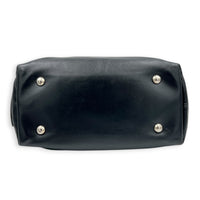 Carryall Shoulder Bag Cargo Vibe Black in Calfskin, Silver hardware