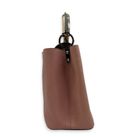 Capucines Top Handle Bag PM Pink in Taurillon Leather, Gold hardware