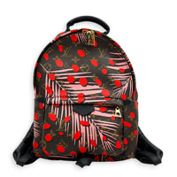 Palm Springs Backpack PM Brown in Monogram Coated Canvas, Gold hardware