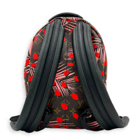 Palm Springs Backpack PM Brown in Monogram Coated Canvas, Gold hardware