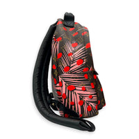 Palm Springs Backpack PM Brown in Monogram Coated Canvas, Gold hardware