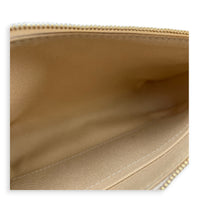 Pochette Accessoires Shoulder Bag Damier Azur in Coated Canvas, Gold hardware