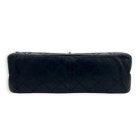 2.55 Noir Shoulder Bag in Calfskin, Gold hardware