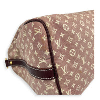 Speedy Bandouliere 30 Mini Lin Idylle Top Handle Bag in Fabric, Gold hardware