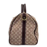 Speedy Bandouliere 30 Mini Lin Idylle Top Handle Bag in Fabric, Gold hardware