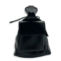 Carryall Vibe Black Shoulder Bag in Calfskin, Silver hardware