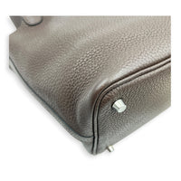 Picotin 18 Café Top Handle Bag in Clemence, Palladium hardware