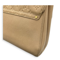 Saint Germain Shoulder Bag MM Beige in Monogram Empreinte Leather, Gold hardware