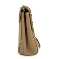 Saint Germain Shoulder Bag MM Beige in Monogram Empreinte Leather, Gold hardware