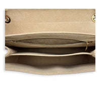 Saint Germain Shoulder Bag MM Beige in Monogram Empreinte Leather, Gold hardware