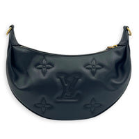 Over The Moon Bubblegram Shoulder Bag in Calfskin, Gold hardware