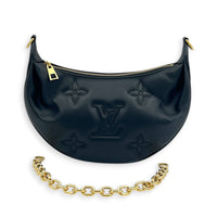 Over The Moon Bubblegram Shoulder Bag in Calfskin, Gold hardware